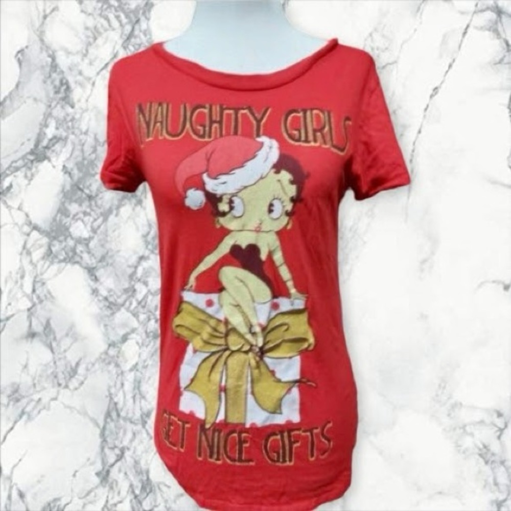 Betty Boop Red Graphic Tee